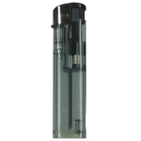 Διαφημιστικός Αναπτήρας ηλεκτρονικός διάφανος (SP 188) μάυρο